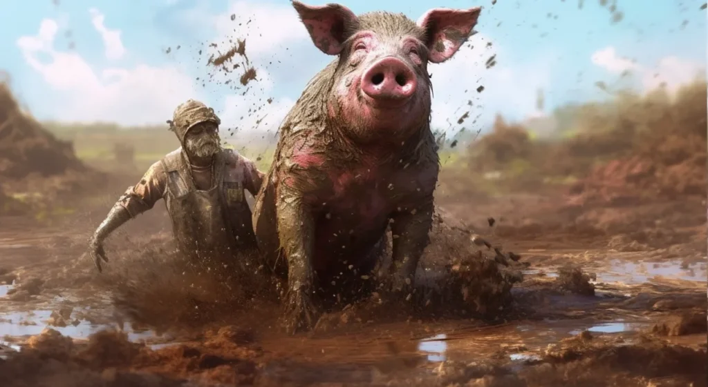 Mit einem Troll zu diskutieren, ist wie Schlammcatchen mit einem Schwein: Beide werden dreckig und das Schwein hat seinen Spaß.