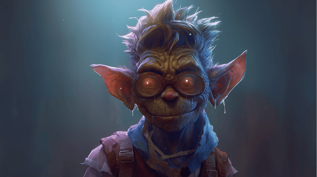 Trolle verschleiern gerne: Ein Troll mit einer Brille denkt, er sei ausreichend maskiert, um nicht als Troll erkannt zu werden