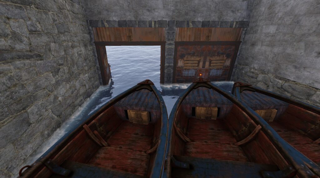 Ja, in einer Bootsbase sind nur Boote drin. Sie ist eine Garage für Holzboote. Keine Griefer-Base.